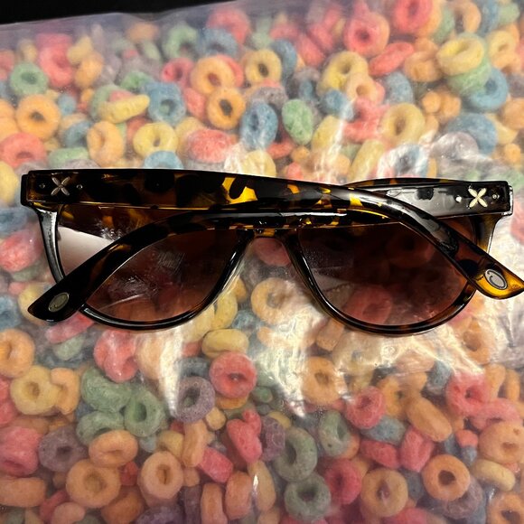 OSCAR DE LA RENTA Tortoise Shell Cat Eye Sunglasses MOD1245215#3 Brown Gold main image 4
